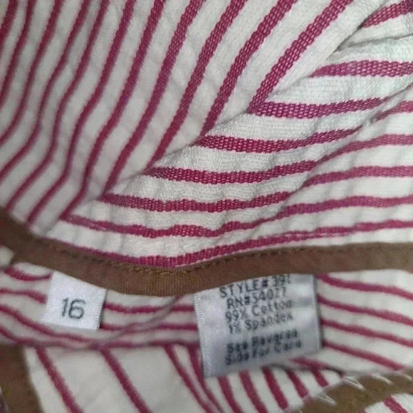 WOMEN'S CABI BRAND CANDY STRIPED 2 Button Front BLAZER JACKET 16 - Picture 12 of 12